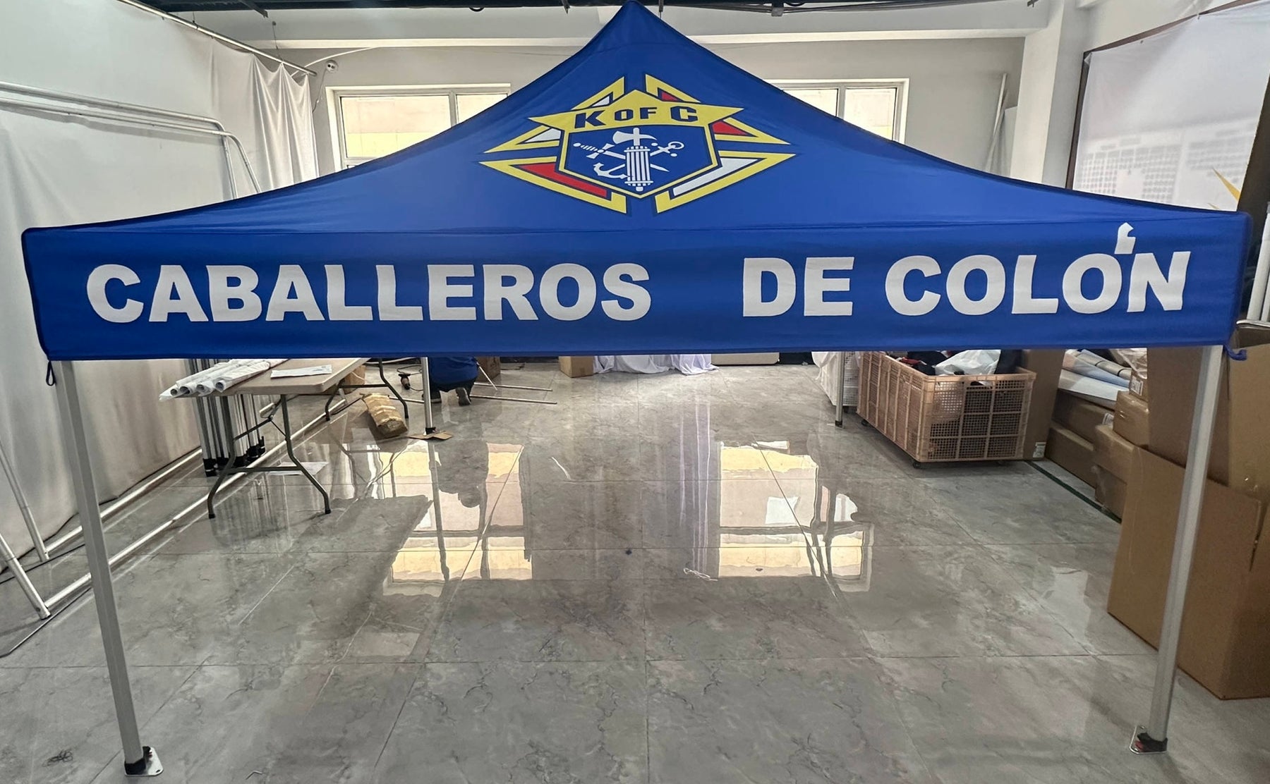 Custom Canopy and back drop