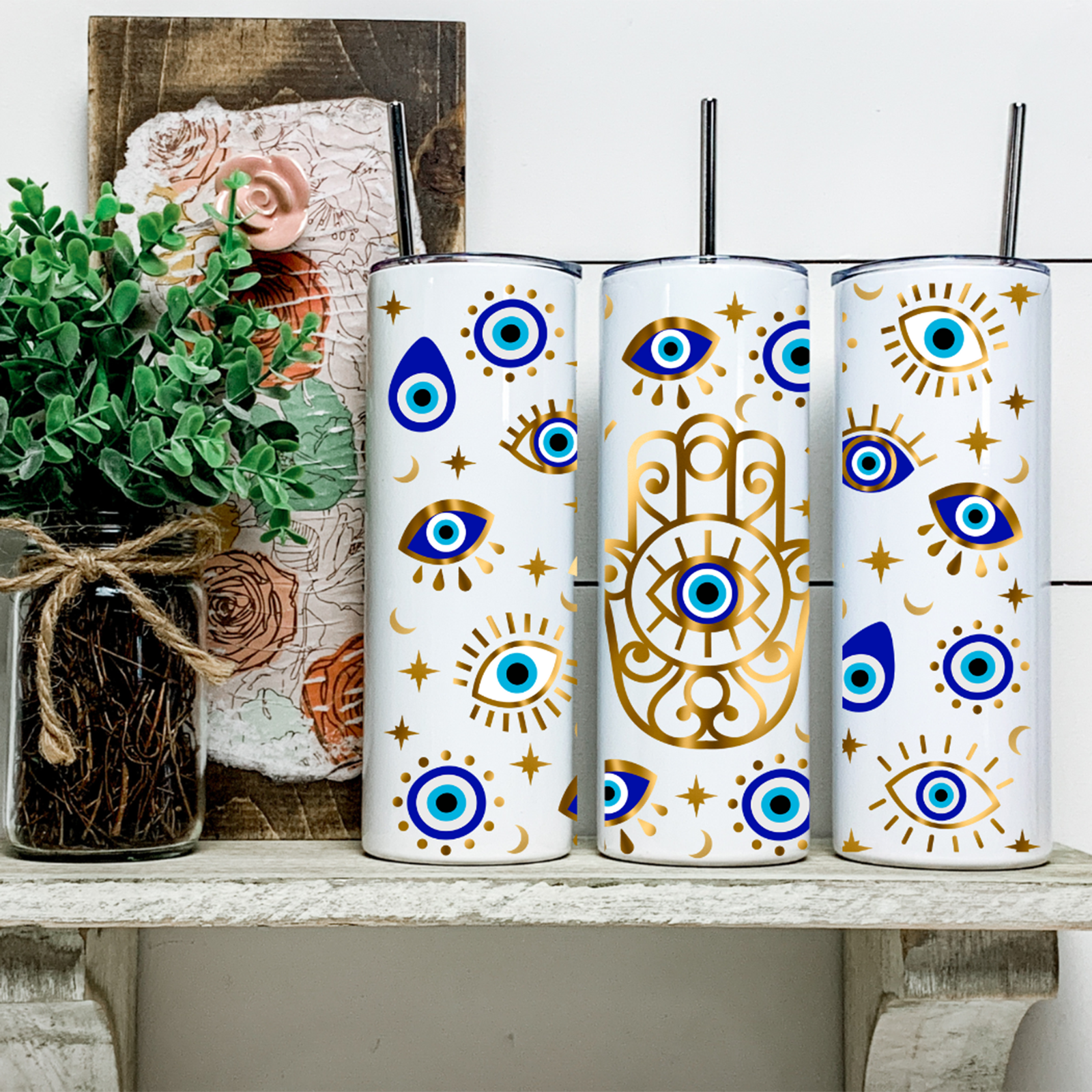evil eye tumbler