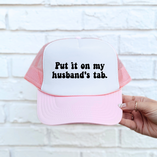 Put it on my husband tab